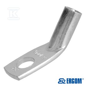 Końcówka rurowa oczkowa miedziana cynowana 45 stopni K45R 10/6 (10 SZT.) E11KM-01050100202 Końcówka rurowa oczkowa miedziana cynowana 45 stopni K45R 10/6 (10 SZT.) E11KM-01050100202