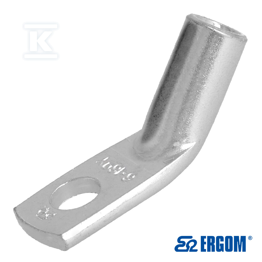 Końcówka rurowa oczkowa miedziana cynowana 45 stopni K45R 16/6 (10 SZT.) E11KM-01050100702 - obrazek 1
