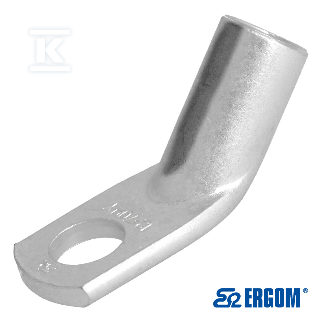 Końcówka rurowa oczkowa miedziana cynowana 45 stopni K45R 70/12 (10 SZT.) E11KM-01050103302 - obrazek 1