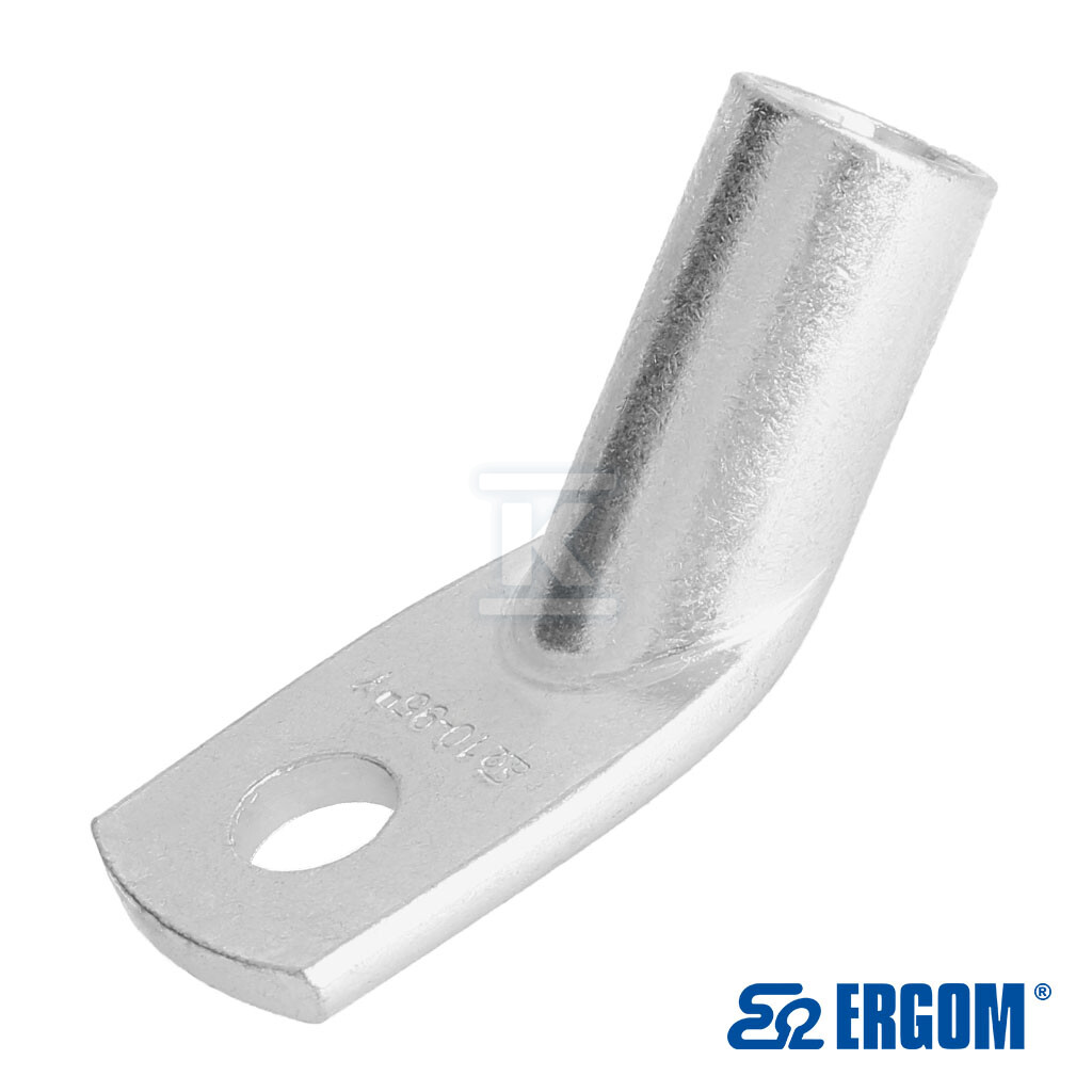 Końcówka rurowa oczkowa miedziana cynowana 45 stopni K45R 95/10 (10 SZT.) E11KM-01050103802 - obrazek 1