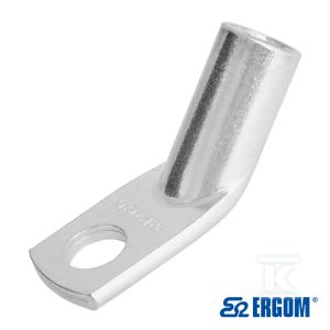 Końcówka rurowa oczkowa miedziana cynowana 45 stopni K45R 95/12 (10 SZT.) E11KM-01050103902 Końcówka rurowa oczkowa miedziana cynowana 45 stopni K45R 95/12 (10 SZT.) E11KM-01050103902