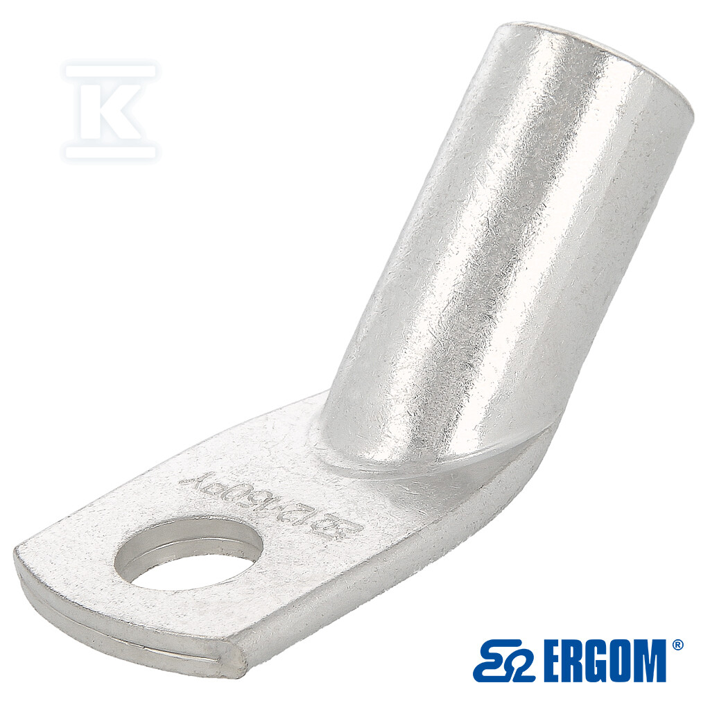 Końcówka rurowa oczkowa miedziana cynowana 45 stopni K45R 150/12 (10 SZT.) E11KM-01050105102 - obrazek 1