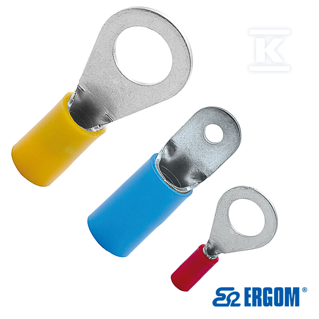 Końcówka kablowa oczkowa izolowana KOI 1/8 PCV=100SZT E09KO-02010300700 - obrazek 1