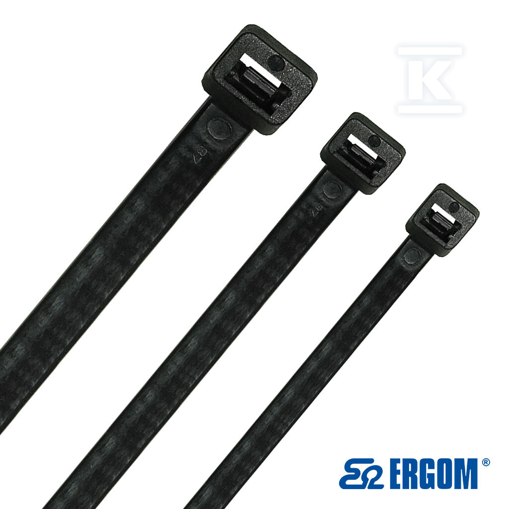 Taśma kablowa TK 40/8 czarny=100SZT E01TK-01020102201 - obrazek 1