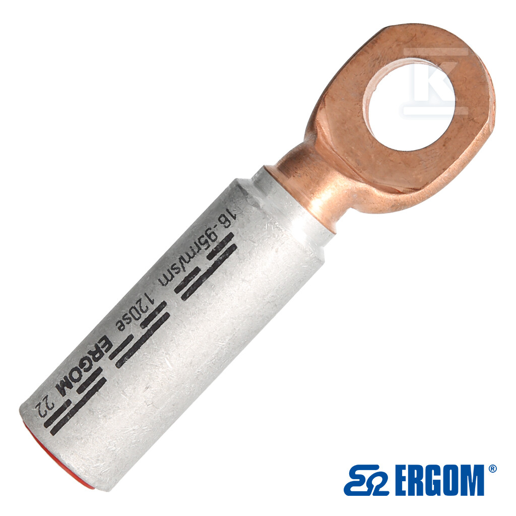 Końcówka miedziano-aluminiowa KMA 95/16 (10 SZT.) E13KC-01070102300 - obrazek 1