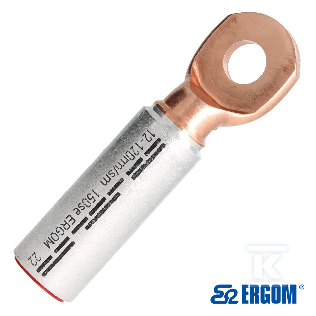 Końcówka miedziano-aluminiowa KMA 120/12 (10 SZT.) E13KC-01070102600 - obrazek 1