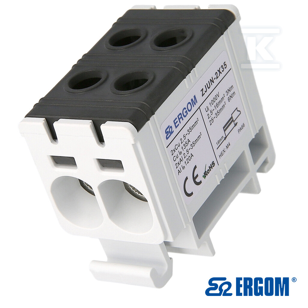 Złączka montażowa ZJUN-2x35/ czarny=12SZT R34RR-07010019303 - obrazek 1
