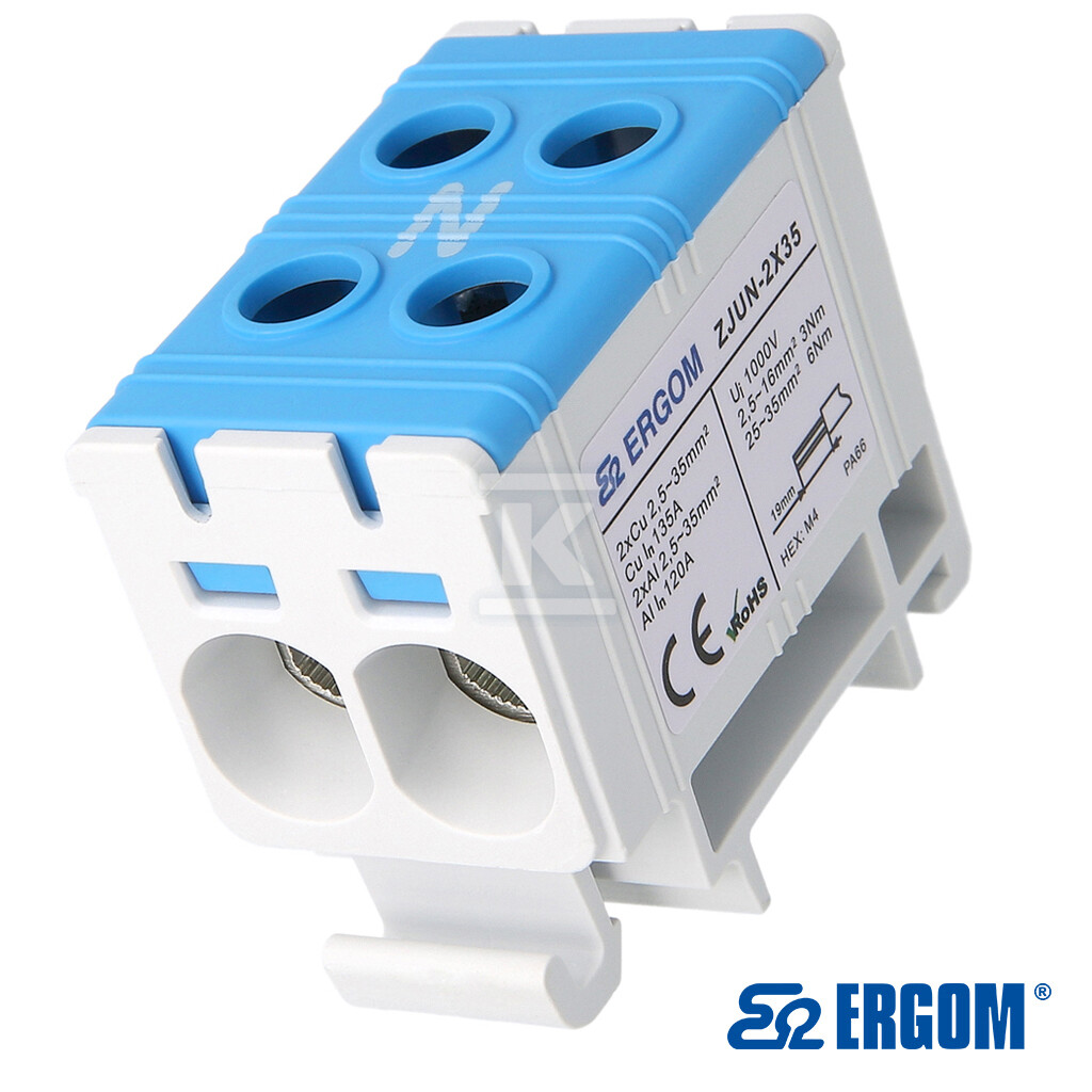 Złączka montażowa ZJUN-2x35/ niebieski=12SZT R34RR-07010021183 - obrazek 1