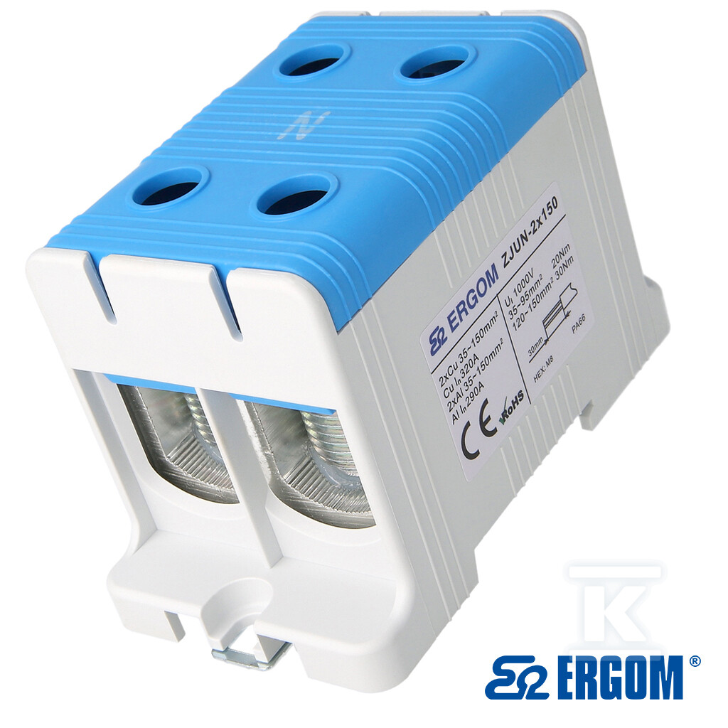 Złączka montażowa ZJUN-2x150/ niebieski R34RR-07010021601 - obrazek 1