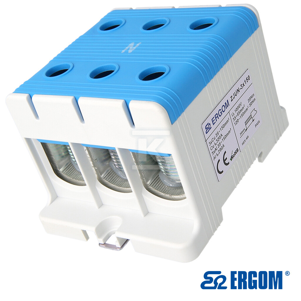 Złączka montażowa ZJUN-3x150/ niebieski R34RR-07010022401 - obrazek 1