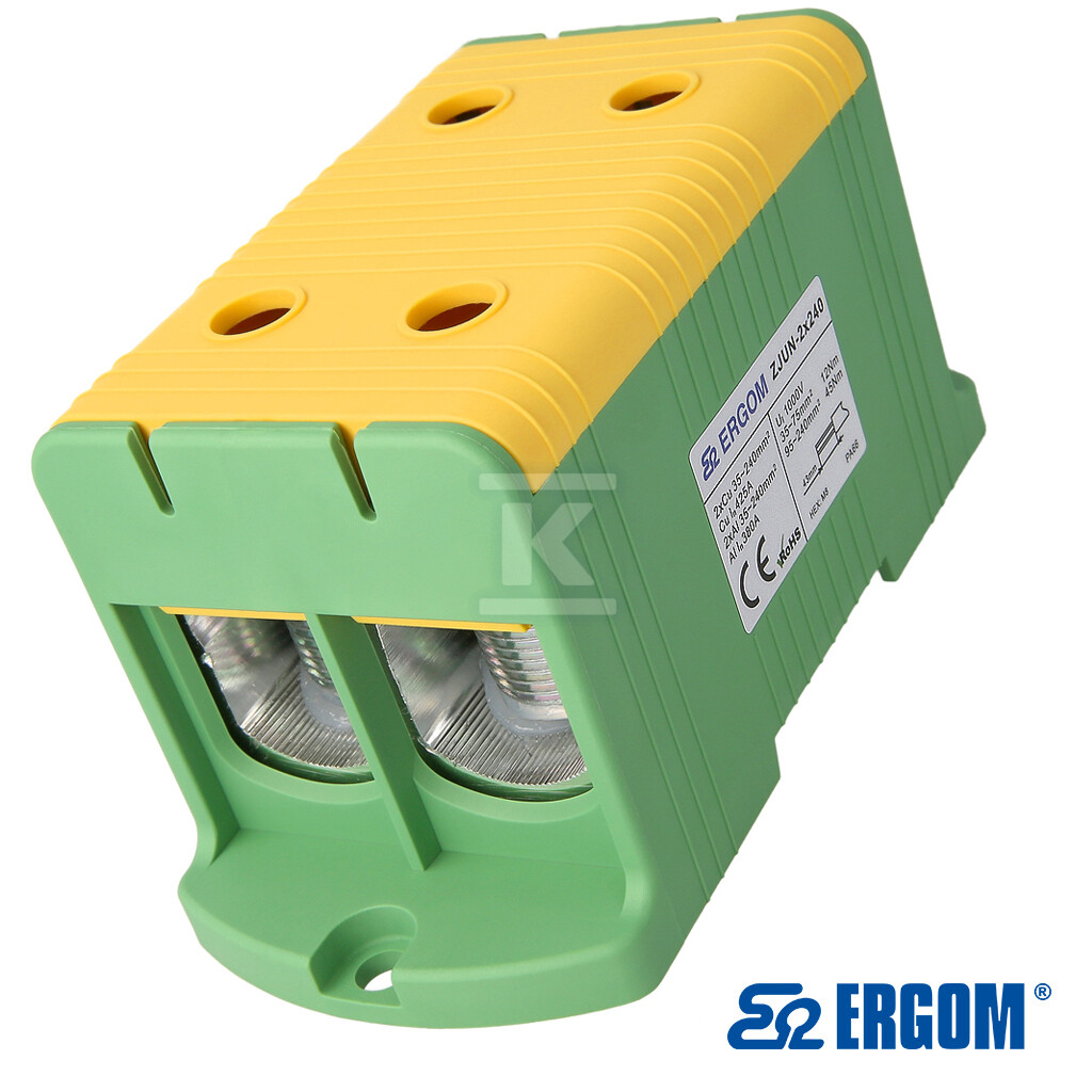 Złączka montażowa ZJUN-2x240 żółto-zielony R34RR-07020002301 - obrazek 1