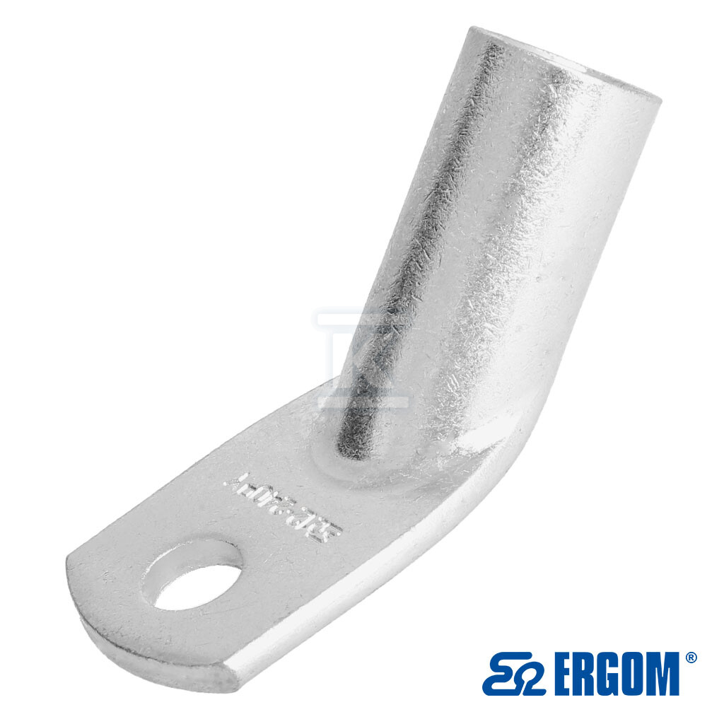 Końcówka rurowa oczkowa miedziana cynowana 45 stopni K45R 240/12 (10 SZT.) E11KM-01050106102 - obrazek 1