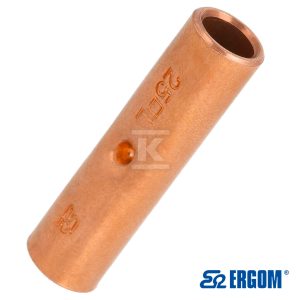 Końcówka rurowa łącząca miedziana ZM 25=100SZT E11KM-01060300300