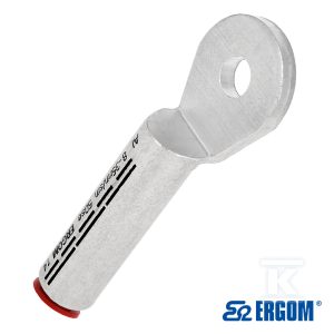 Końcówka rurowa oczkowa aluminiowa szczelna KRA 35/8 (100 SZT.) E12KA-01010100700
