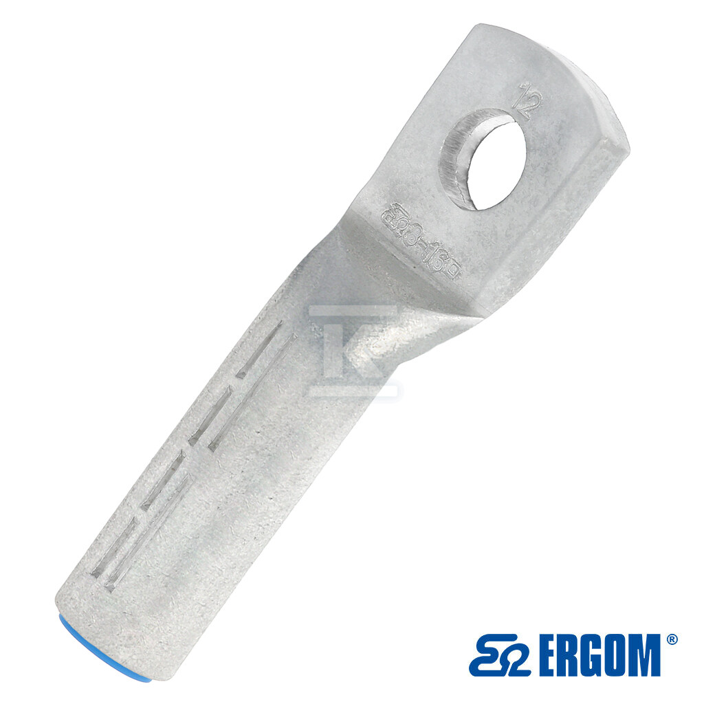 Końcówka rurowa oczkowa aluminiowa według DIN KDA 16/8 (100 SZT.) E12KA-01030100200 - obrazek 1