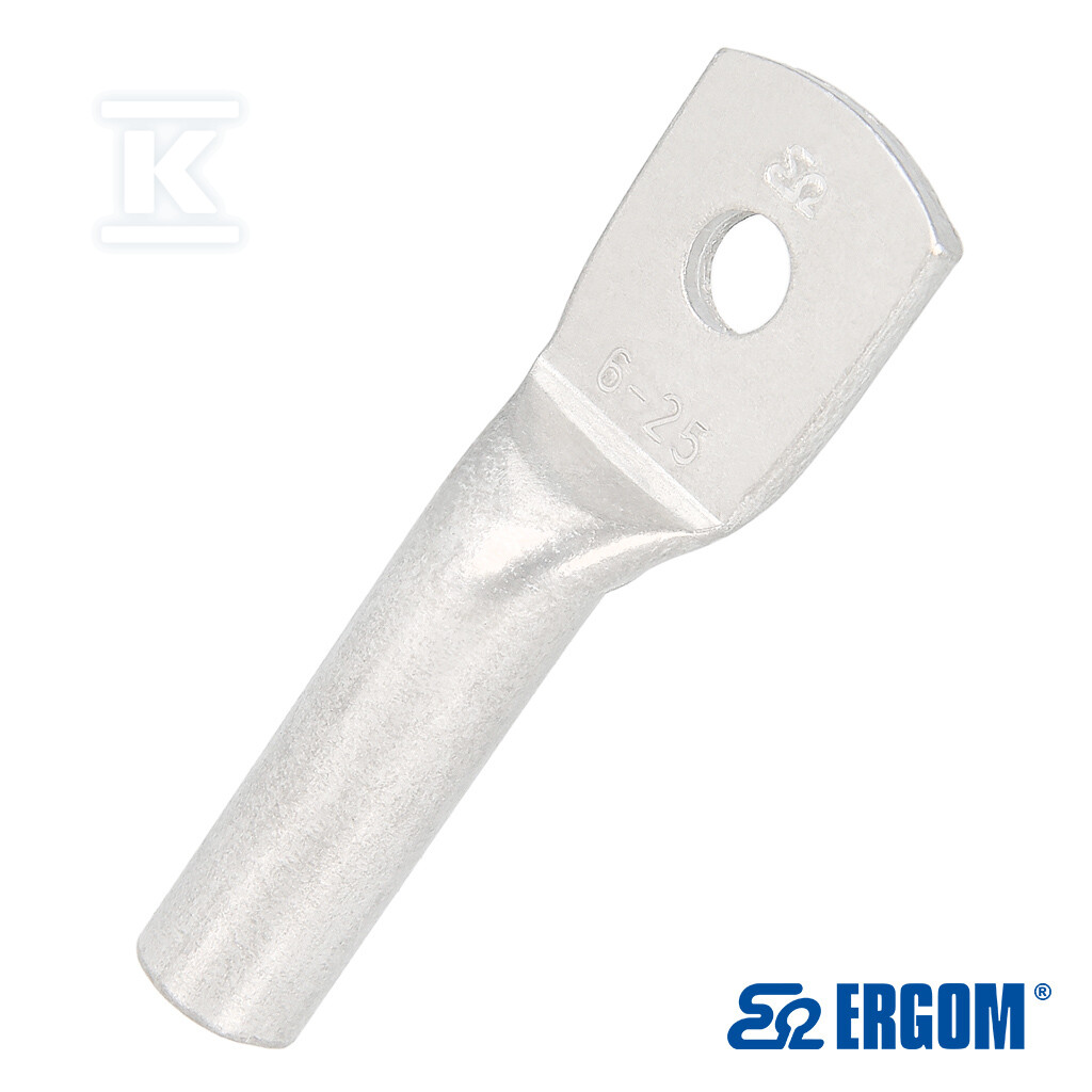 Końcówka oczkowa aluminiowa 2KAM 25/6 (100 SZT.) E12KA-01050100400 - obrazek 1