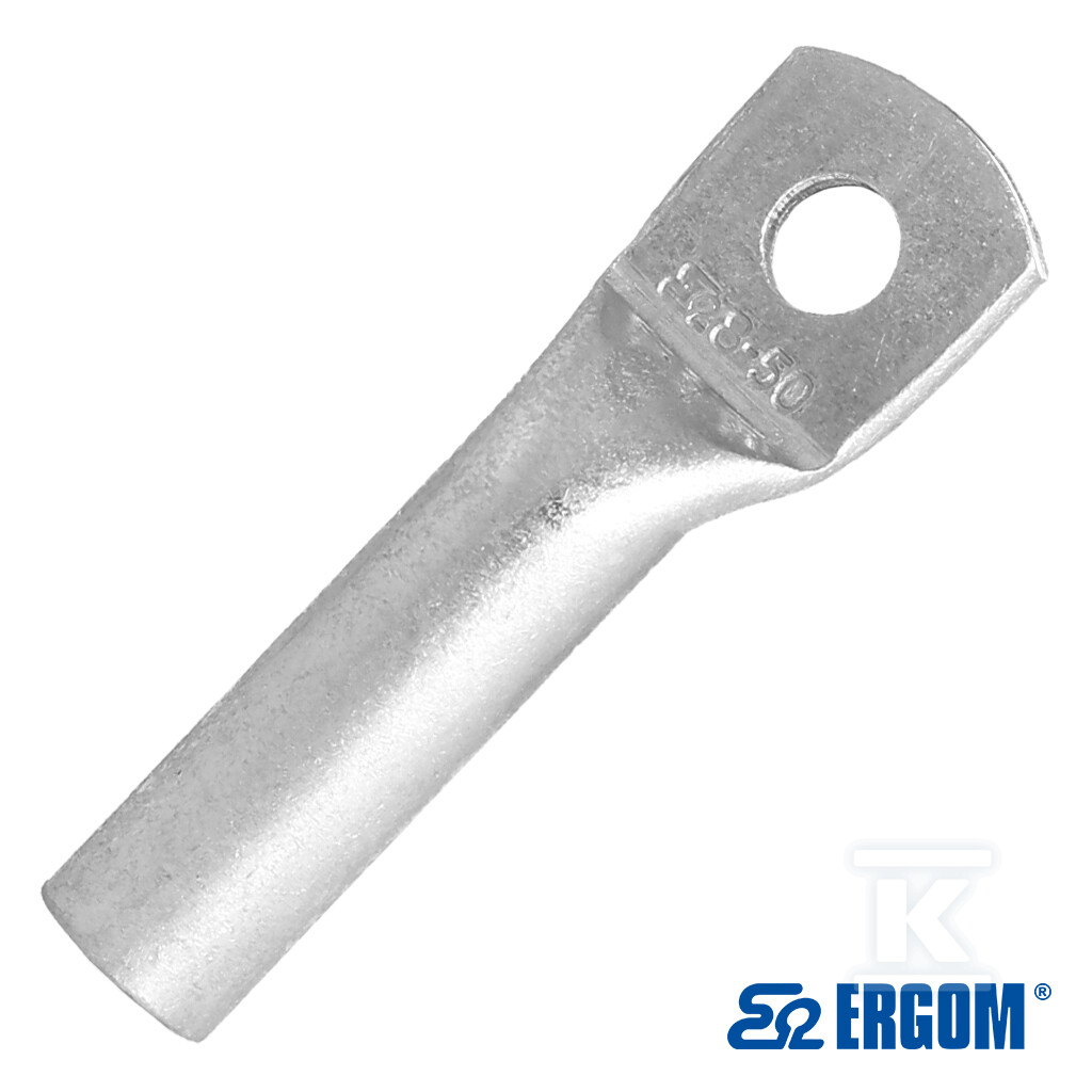 Końcówka oczkowa aluminiowa 2KAM 50/8 (10 SZT.) E12KA-01050101402 - obrazek 1