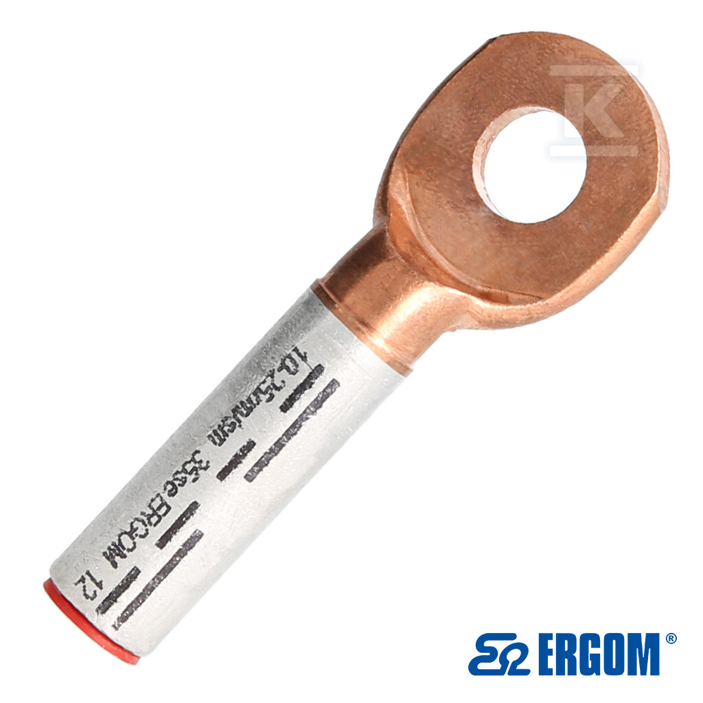 Końcówka miedziano-aluminiowa KMA 25/10 (10 SZT.) E13KC-01070100400 - obrazek 1