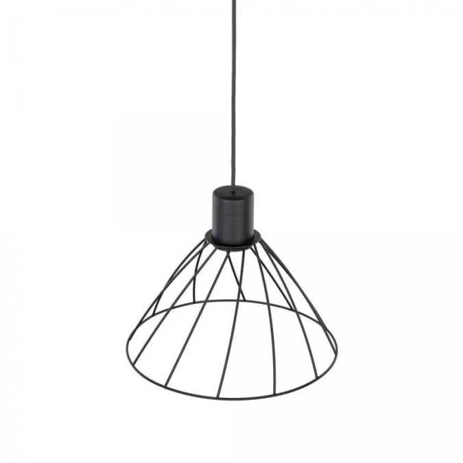 Lampa wisząca MODESTO BLACK pojedyncza z szerokim drucianym kloszem na GU10 10160 TK Lighting - obrazek 3