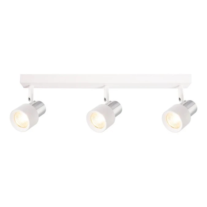 Lampa sufitowa Cino 3xGU10 Biały + Chrom ML9948 Milagro - obrazek 2