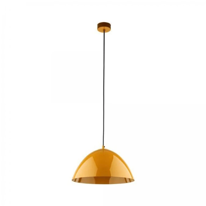 Lampa wisząca FARO w kolorze ochra z kloszem w kształcie kopuły Ø34 10263 TK Lighting - obrazek 1