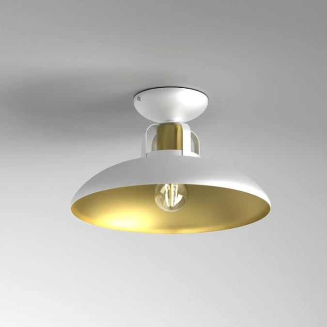 Lampa sufitowa FELIX WHITE/GOLD 1xE27 MLP7703 Milagro - obrazek 2