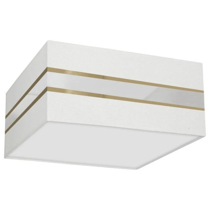 Lampa sufitowa Kwadrat ULTIMO WHITE 2xE27 40cm MLP7347 Milagro - obrazek 2