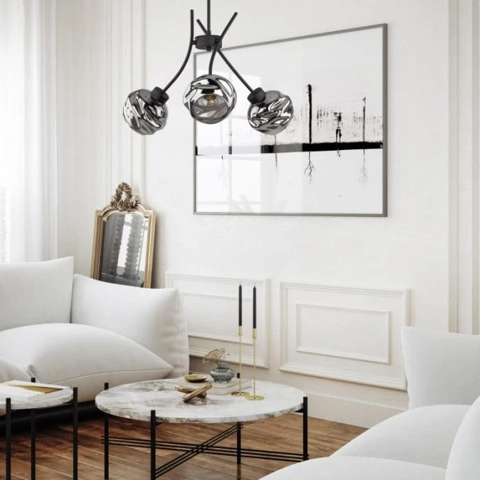 Lampa wisząca ZULIA 3 ‑ punktowa Grafit lustrzany 5748 TK Lighting - obrazek 2