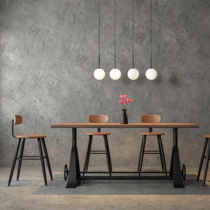 Lampa wisząca na listwie MARTIN 4503 4xG9 białe klosze TK Lighting - obrazek 2
