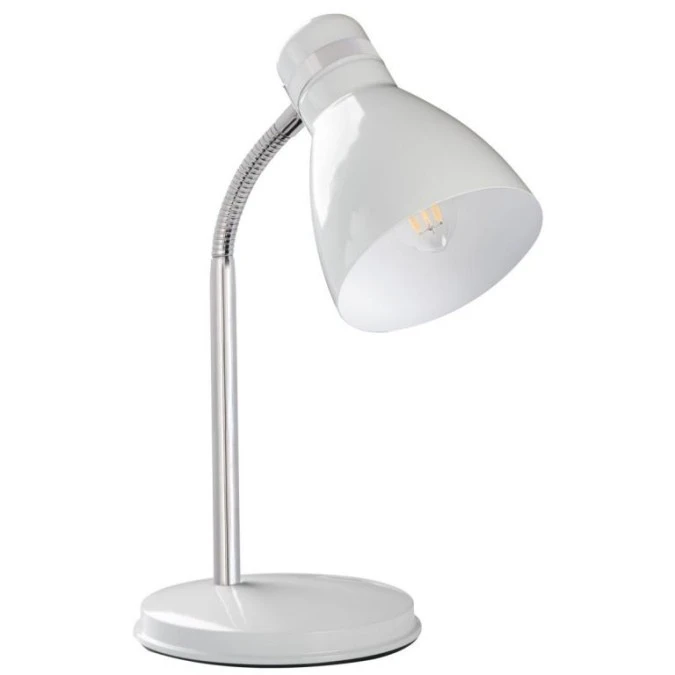 Lampka biurkowa max 10W LED E27 kl.II IP20 ZARA HR‑40‑W biały 7564 - obrazek 1