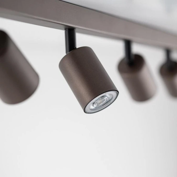 Lampa sufitowa reflektorki na listwie 8xGU10 TOP BROWN 6184 TK Lighting - obrazek 3