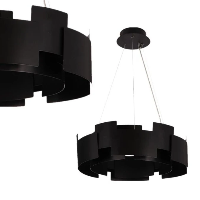 Lampa wisząca TORINO BLACK 24W LED ML6141 Milagro - obrazek 1