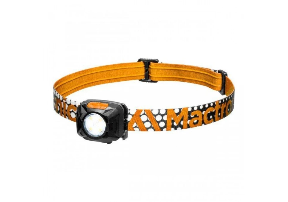 Latarka czołowa, czołówka Mactronic Rebel pomarańczowa AHL0061 USB‑C - obrazek 2