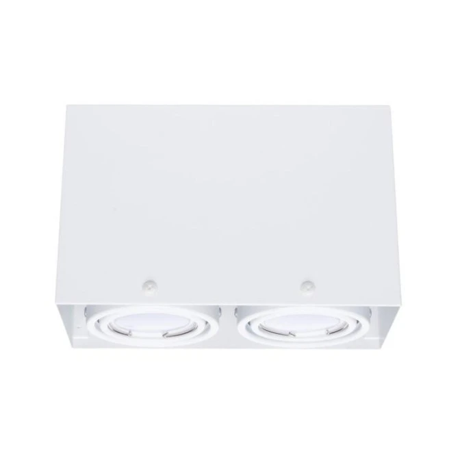 LAMPA SUFITOWA BLOCCO BIAŁA 2x7W GU10 LED ML478 Milagro - obrazek 2