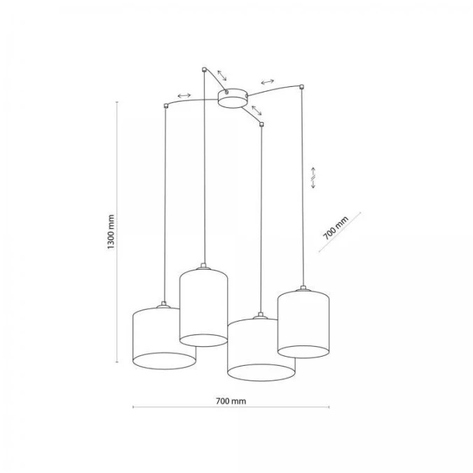 Lampa wisząca JUTA 6585 TK LIGHTING - obrazek 3