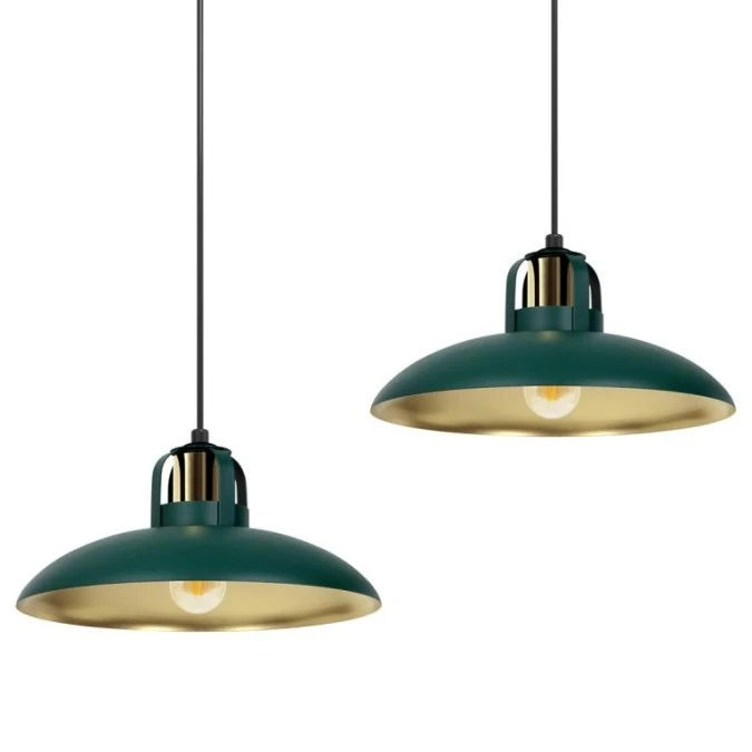 Lampa wisząca FELIX GREEN/GOLD 2xE27 MLP7710 Milagro - obrazek 2