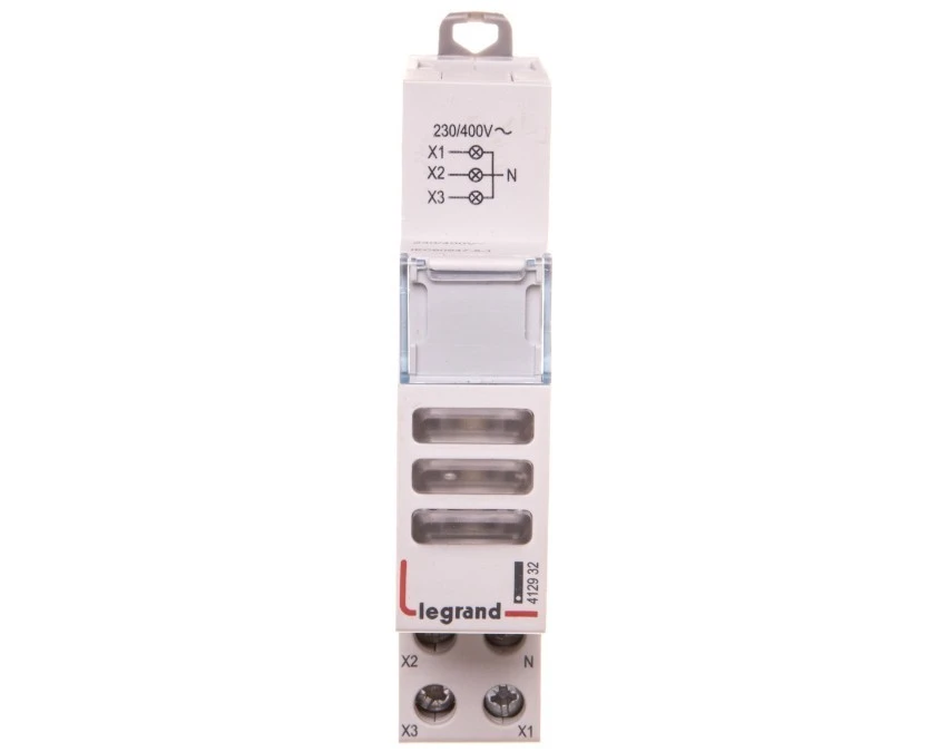 Lampka modułowa 3‑fazowa biała LED 230/400V L433 412932 - obrazek 2