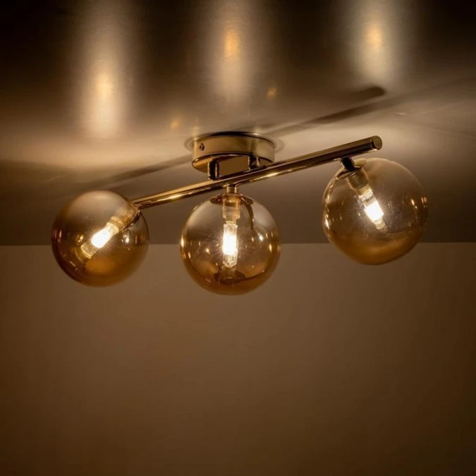 Lampa sufitowa metalowa kolor złoty ESTERA 3xG9 5418 TK Lighting - obrazek 3