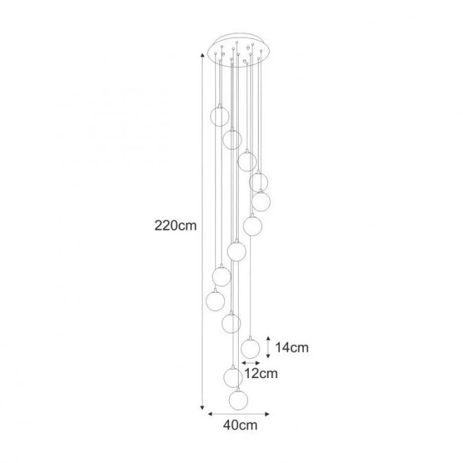 Lampa wisząca KP‑31 z serii GALAXY Kaja Lighting - obrazek 2