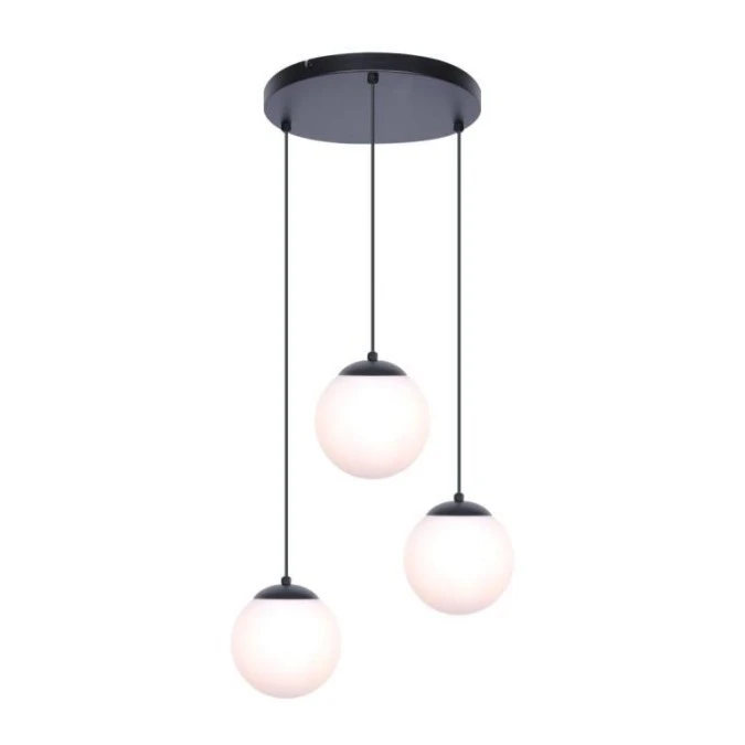 Lampa wisząca CAMINA, szklane białe kule klosze na E27, do salonu K‑4746 Kaja Lighting - obrazek 3