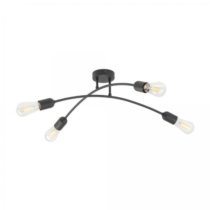 Lampa sufitowa HELIX BLACK 4 PŁ 4687 TK Lighting - obrazek 1
