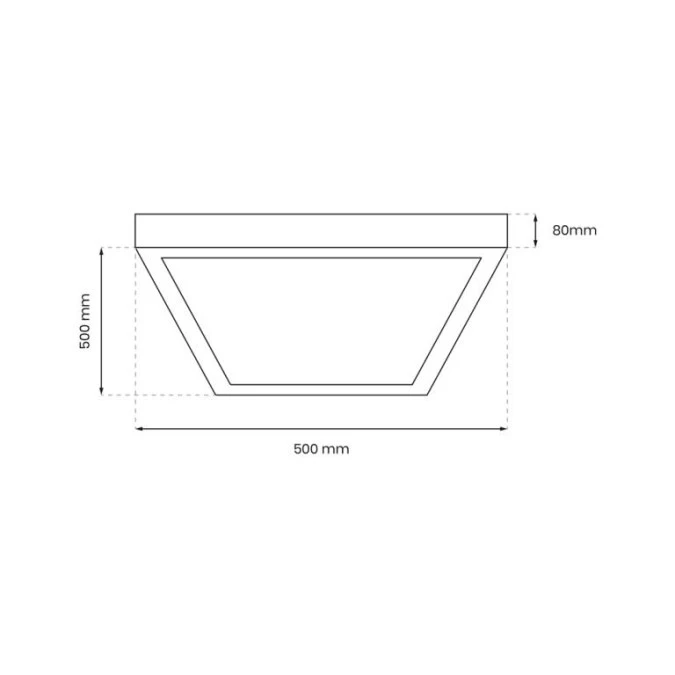 Lampa Sufitowa Casilla 24W LED 4000K Ø500 mm EK75279 Milagro - obrazek 2
