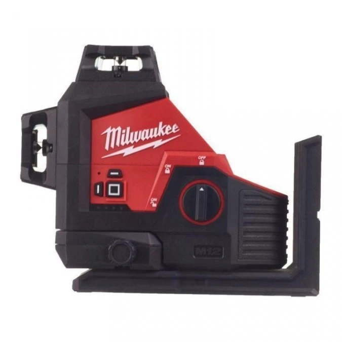 Laser 3‑płaszczyznowy 360st. z zieloną wiązką 12V bez wyposażenia, M12 3PL‑0C, 4933478103 - obrazek 2
