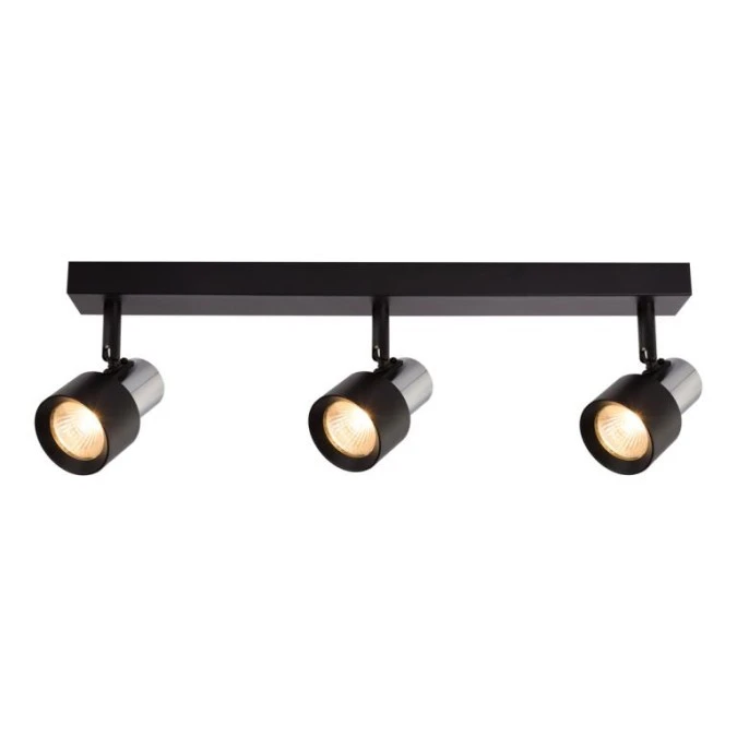 Lampa sufitowa Cino 3xGU10 Czarny + Chrom ML9949 Milagro - obrazek 2