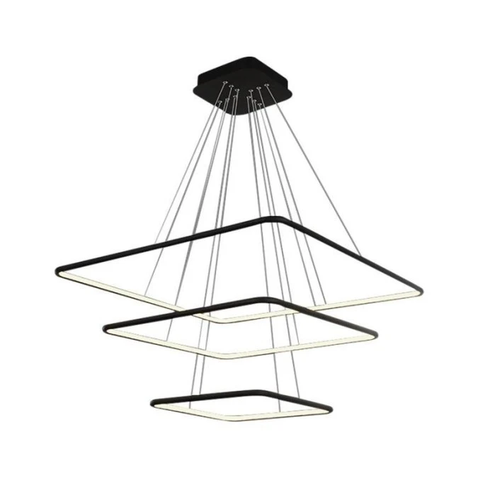 LAMPA WISZĄCA NIX BLACK 117W LED ML519 Milagro - obrazek 1