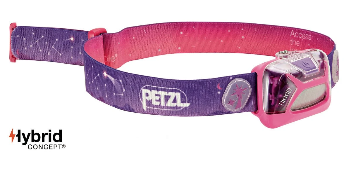 Latarka czołowa, czołówka dla dzieci Petzl Tikkid E091BA01 różowa - obrazek 1