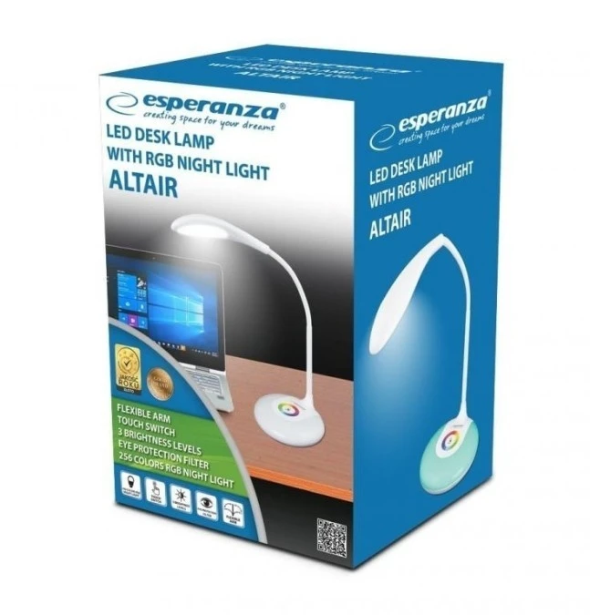 Lampka biurkowa LED Esperanza ALTAIR ELD102 (1m Biały neutralny) - obrazek 2