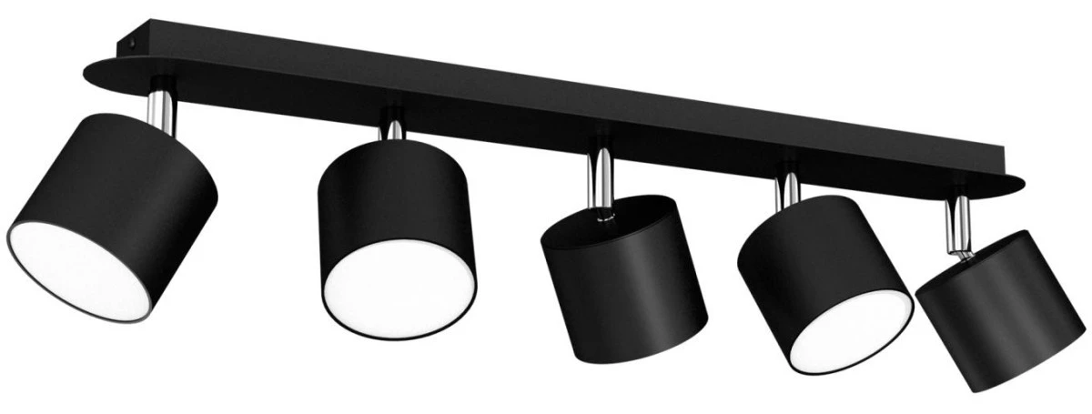 Lampa sufitowa DIXIE BLACK 5xGX53 MLP7603 Milagro - obrazek 3