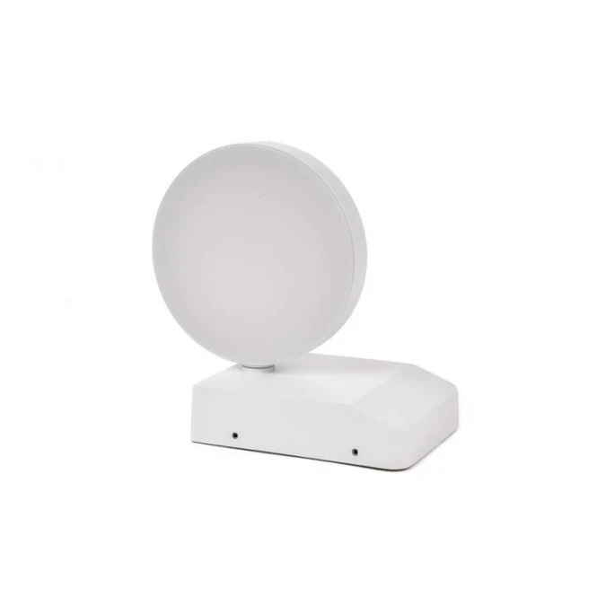 Lampa ścienna okrągła, kinkiet 350st LED 17W 2520lm 4000K biały barwa NW biała neutralna IP65 V‑TAC VT‑11020‑RD‑W - obrazek 2