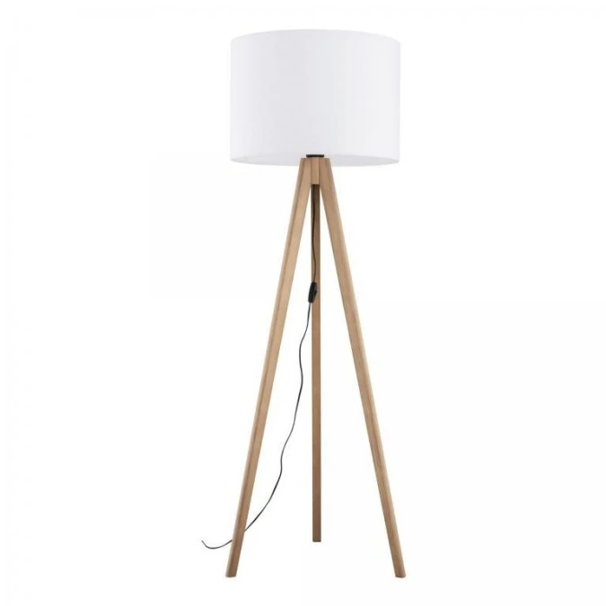 Lampa podłogowa na trójnogu z białym abażurem GRAND 16006 TK Lighting - obrazek 1